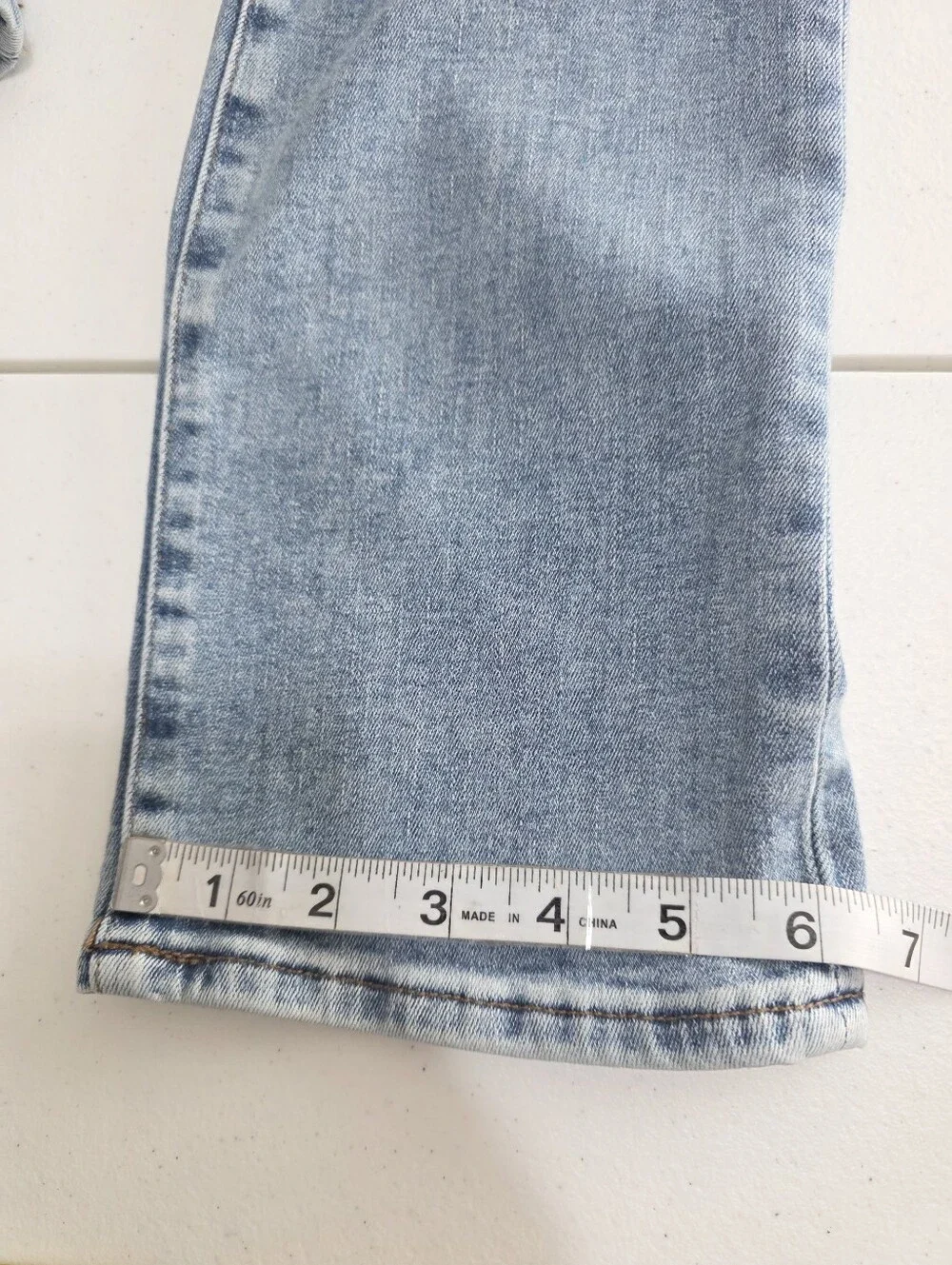 Mavi Kendra Mid Rise Straight Leg Jeans Women's‎ 27/32 Light Wash Stretch Denim